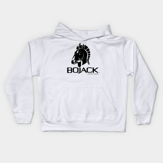 BOJACK NO MORE CONDOMS Kids Hoodie by FREESA